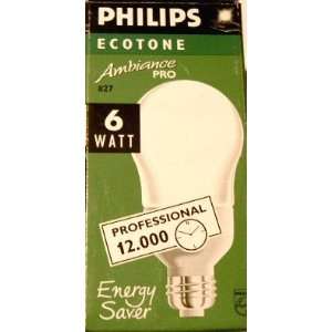 Philips Energiesparlampe Ecotone Ambiance Pro 6W 230V E27  