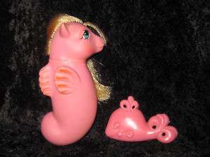 1984 My Little Pony Baby Sea Pony Backstroke w/ Brush  