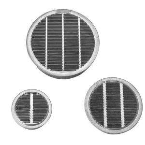 Construction Metals Inc. 3 in. x 3 in. Aluminum Louver Vent ML3 at The 