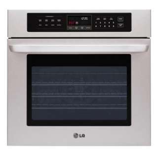 LG Electronics 30 in. Electric Convection Single Wall Oven in 