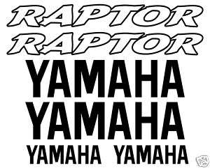 Yamaha Raptor Decals Graphics Stickers  