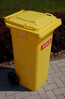 SULO Abfalltonne Mülltonne Müllbehälter gelb 120L NEU 4020747747484 