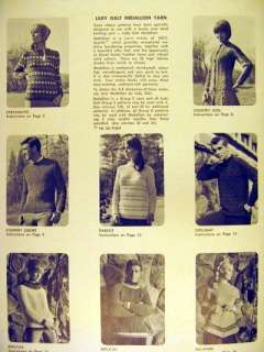 TWO 1960s vintage KNITTING pattern books HIS & HER CASUAL FASHION 