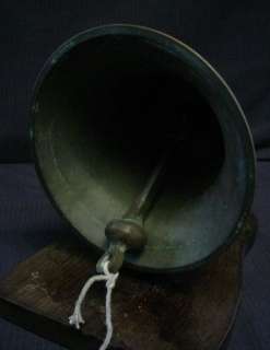 VINTAGE WW2 US NAVY USN BRASS SHIPS BELL MUST SEE  