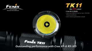 Fenix TK11 R5 Cree Tactical Flashlight 285 LED Lumens  
