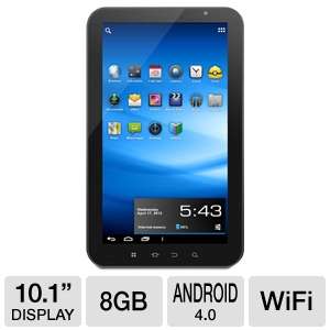 Aluratek CinePad AT110F Internet Tablet   Android 4.0 Ice Cream 