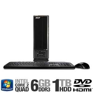 Acer AX3810 U1802 Refurbished Desktop PC   Intel Core 2 Quad Q8300 2 