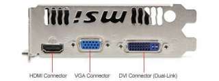   Dual Link DVI, 1x HDMI, 1x VGA, DirectX 11, Dual Slot 