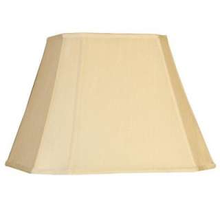 Mario Industries Beige Cut Corner Oval Single Replacement Lamp Shade 