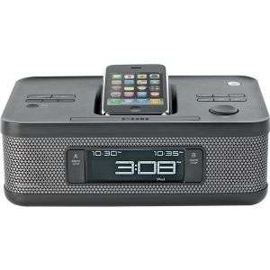 Memorex Mi4703 Dual Alarm Clock FM Radio With iPod®/iPhone® Dock at 