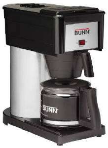 Bunn Bunn O Matic BX B 10 Cup Black & Stainless Steel Coffee Maker 
