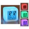 Cube 7 LED Farbe UHR mit LCD Digital Display * Kalender sowie Wecker 