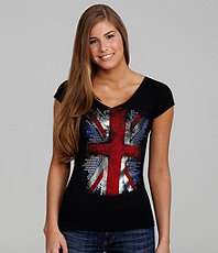 Only Sky British Flag Graphic Tee $19.00