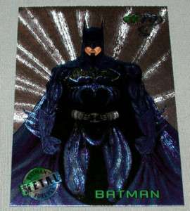 1995 Batman Forever Metal Hologram Card #1  