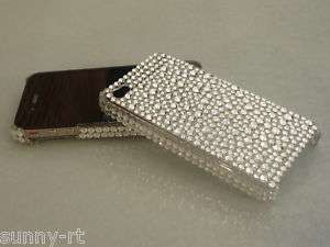 APPLE**IPHONE 4**COVER****STRASS**SILBER****HÜLLE***  