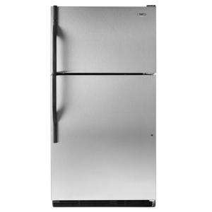 Maytag 20.6 cu. ft. Top Freezer Refrigerator in Stainless Steel 