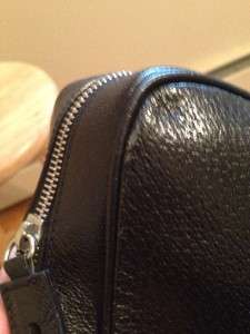 Fabulous Prada Black Leather Satchel Bag Purse w/ Dust Bag & Key 