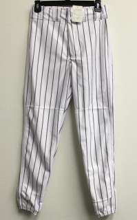 A4 White Pinstripe Baseball Softball Style Pant Adult M  
