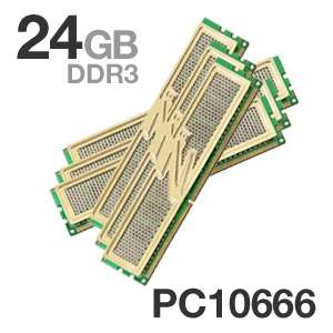 OCZ OCZ3G1333LV4G Gold 4GB PC10666 DDR3 Memory Kit   6 Pack, 24GB 