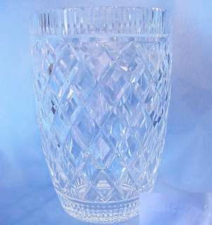 Waterford Crystal Large Vase Alana Comeragh Ireland  