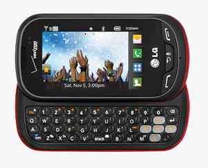 LG Extravert   Red (Verizon) Cellular Phone PREPAID NEW IN PKG 