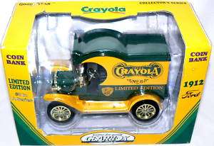 CRAYOLA DIECAST BANK 1912 FORD LIMITED EDITION  