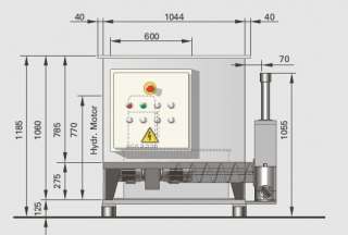 Weima Brikettierpresse Galant C 150 mit Förderschnecke  