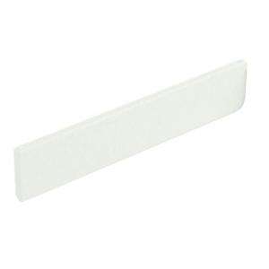 American Standard 22 In. Cultured Marble Left Hand Sidesplash in White 
