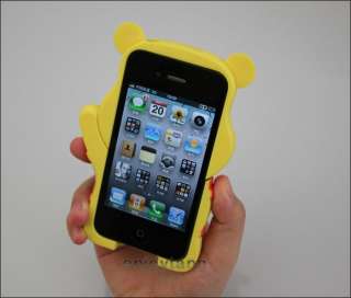 3D Winnie Pooh Bear Hard skin case cover for iphone 4 4G  