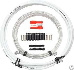 Gore Ride On Sealed Low Friction Brake Cable Kit White Housing 