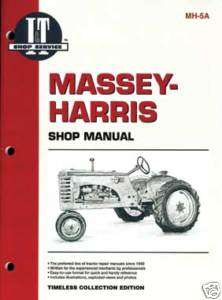 Shop Manual For Massey Harris Covers 21 23 44 55 +  