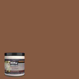 BEHR Ultra 8 oz. Cinnamon Spice Interior/Exterior Paint Tester # ICC 