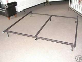 King, Cal King or Queen, size Bed Frame, 6 legs,casters  