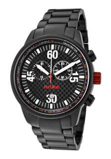   Watch 10125 Mens Tech Chronograph Black Dial Black Ion Plated  
