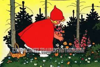 Rotkäppchen reizend illustriert von Fritz Baumgarten  