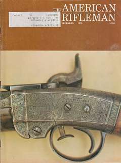 Dec 1975 American Rifleman Magazine Webley RIC Revolver  