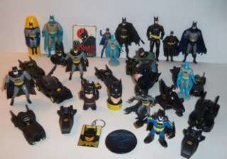 Huge Lot 32 Pc Batman Toy Collection Metal Die Cast Cars  