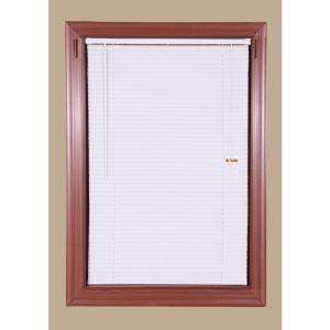 Perfect Home Alabaster 1 in. Slats Mini Blinds (Price Varies by Size 