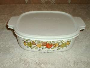 Corning Ware Spice of Life 2 Quart Baking Dish w Cover  