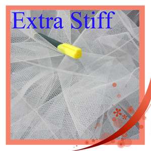     Extra Stiff Mesh/Net Fabric Wedding Dress Bridal Crinoline Decor