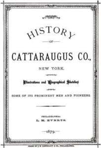 1879 Genealogy & History of Cattaraugus Co New York NY  