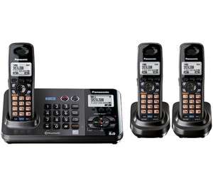 Panasonic KX TG9382T + KX TGA939 2 Line 3 Handset Cordless Phone 