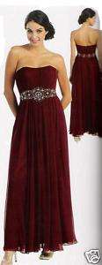 Bridesmaid Burgundy Plus size gown,Formal dress MQ635  