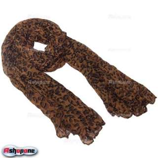 Fashion Hot Large Leopard Soft Shawl Scarf Wrap Long Stole  