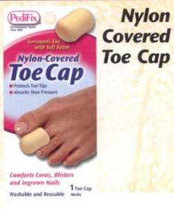 PediFix Nylon Covered Toe Cap Toe Tip Protector 1 Cap  