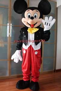 New Mickey Mouse Mascot Costume Fancy Dress BIG SALE  