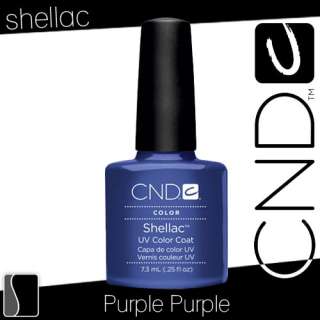 CND Shellac PURPLE Gel UV Nail Polish 0.25 oz Manicure Soak Off 