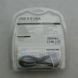 UGA USB 2.0 External Video Multi Display Adapter  