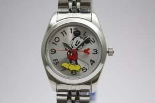 New Disney Mickey Mouse Silver Collectible Watch MCK807  