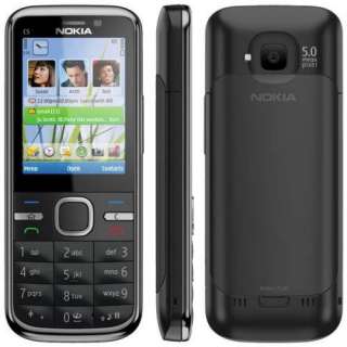 Brand New Nokia C5 00 5MP   Black (Unlocked) Smartphone 6438158363762 
